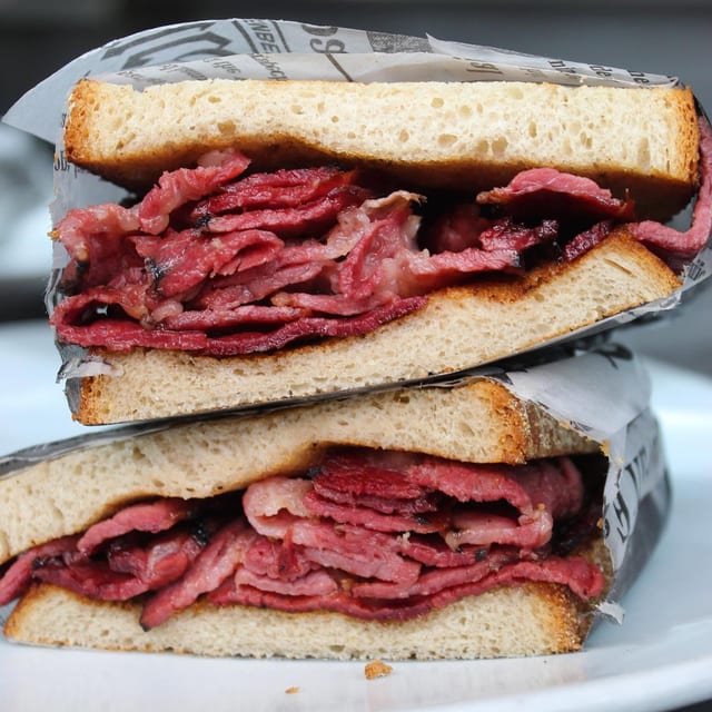 Corned Beef or Pastrami Sandwich.